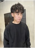 メンズマッシュスパイラルパーマニュアンスパーマ/中西