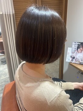 リジェール 鶴舞店 イメチェン、ハッシュカット、似合わせカット、レッドブラウン
