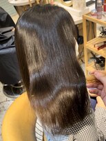 ロンド シャルム 吉祥寺(Lond charme) 縮毛矯正 髪質改善 グレーベージュ INOAカラー