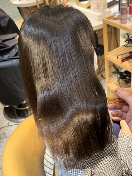 ロンド シャルム 吉祥寺(Lond charme) 縮毛矯正 髪質改善 グレーベージュ INOAカラー