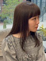 ジアン バイ ミルボン 西宮ガーデンズプラス(GIEN by milbon)&nbsp;艶髪ストレート×透明感イルミナカラー