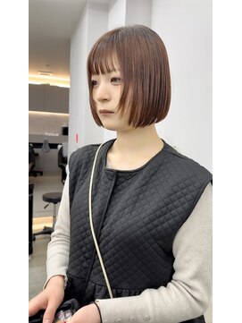 サンド 鹿児島中央(sand) ボブ/フルバング/ハッシュカット/イメチェン/似合わせカット]