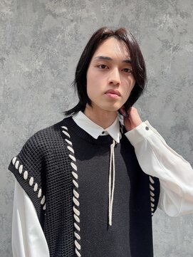 ネイロ 錦糸町(NeiRo) アッシュブラックカルマパーマベリーショートダークアッシュ