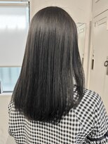 エスク オブ ヘアー(SQ of hair)&nbsp;silvergrey×重めロング