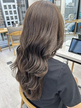 ビューナゴヤ 名駅(VIEW NAGOYA) レイヤーカット/ロング/ベージュカラー/似合わせカット