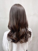 アイティーバイアルバム 北千住店(IT by ALBUM)&nbsp;透明感カラーくすみベージュオリーブカラー_ba493271