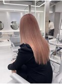 【新宿/新宿三丁目/ダブルカラー/ハイトーン/コーラルピンク】
