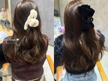 ブリーチなしダブルカラーで透明感とトレンドヘアを叶えます♪