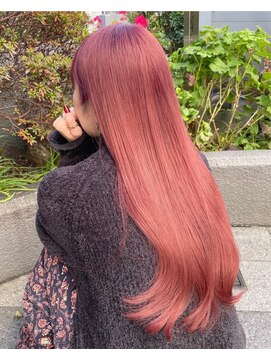 シンティアバイアルティナ 渋谷店(Cyntia by artina) チェリーレッド_アプリコットオレンジ