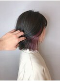 ★ショートインナーカラー/イヤリングカラーブリーチ/金沢