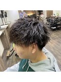 【ツイストスパイラル】ソフトツイスト×ナチュラルツーブロック