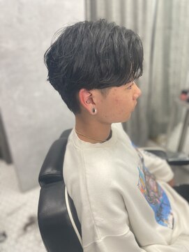 リプレイ 草津店(RIPLAY) スペインカール/スパイキーショート/ブルーブラック/草津