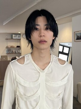 ポール(pole) メンズセンターパートウルフ!