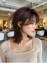 クレビア 名古屋(CreBiA)&nbsp;髪質改善/顔まわりレイヤー/透明感ブラウン