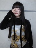 [NIKO]レイヤーカット/顔周りレイヤー/黒髪ロング