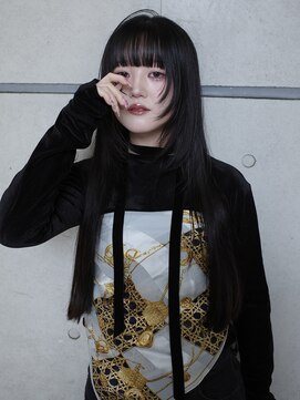 ニコフクオカヘアーメイク(NIKO Fukuoka Hair Make) [NIKO]レイヤーカット/顔周りレイヤー/黒髪ロング