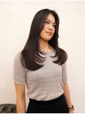 ロングレイヤー×髪質改善ワンカールデジスト