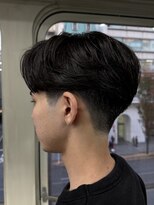 ニコ トウキョウ ロジック(nico TOKYO Logic)&nbsp;メンズセンターパートニュアンスパーマアップバング