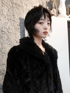 ブロック ジャポン(bloc japon) ニュアンスパーマ レイヤーショート ウルフボブ/鳥山