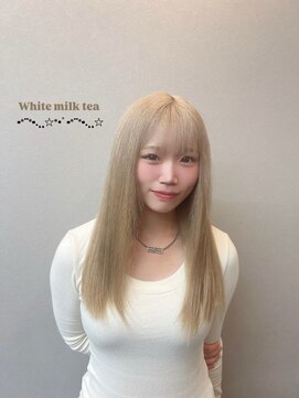 エミーバイモアムー(Emmie byMoremuu) 【MEI】ホワイトミルクティー