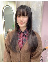 ガルボ ヘアー(garbo hair)&nbsp;プルエクステで憧れレイヤーロングヘア