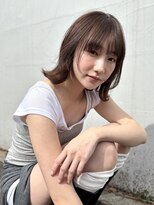 トイロ 渋谷(Toiro)&nbsp;ボブレイヤーボブ切りっぱなしボブ透明感カラーベージュカラー