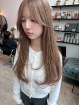 エスデザイン(es design)&nbsp;Super Long × Layer × beige