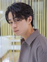 CITY men's メンズサロン/ニュアンスパーマ/フェザーパーマ/ダウンパーマ&nbsp;メンズ刈り上げフェザーパーマツーブロックセンターパート