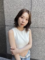 サラビューティーサイト 志免店(SARA Beauty Sight)&nbsp;【志免】レイヤーボブ/ミルクティベージュ