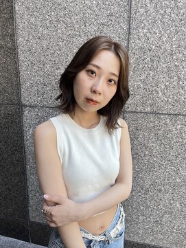 サラビューティーサイト 志免店(SARA Beauty Sight) 【志免】レイヤーボブ/ミルクティベージュ
