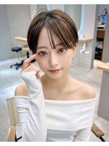 サンドナル 鹿児島天文館(sand NALU)&nbsp;ハッシュカット/グレージュ/デザインカラー[鹿児島天文館]