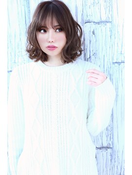 ニスル 上尾店(NISURU) 似合わせカット/大人ガーリー/ダークアッシュ/着物/上尾/上尾駅