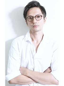 メリケンバーバーショップ コウベ(MERICAN BARBERSHOP KOBE) ビジネスサイドパートショートツーブロックテクノ#m4114