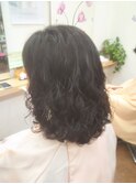 ウェーブヘアー