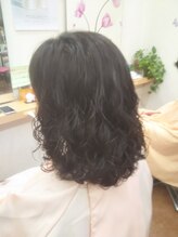 ミナル美容室 ウェーブヘアー