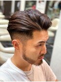 4wayバング#barberstyle#メンズヘアアレンジ#Hommehair2nd櫻井