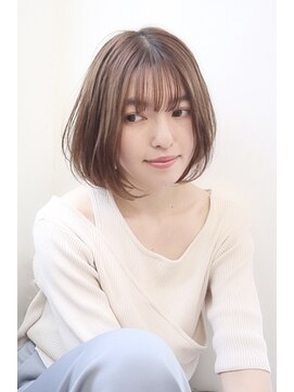 ミチオ ノザワ ヘアサロン ギンザ(Michio Nozawa HAIR SALON Ginza) 似合わせカット×小顔無造作ゆるふわボブ【瀧上丈司】