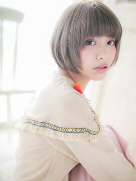 ブルー(BLUE) *CUORE水戸*…ホワイトベージュで差のつく◎個性派小顔ボブb