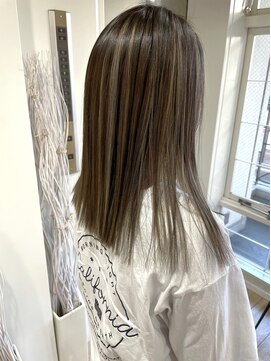 ループ(LOOP) 人気カラー/コントラストハイライトグレージュ