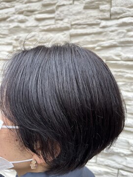 ハール ヘア スタジオ(haar HAIR STUDIO) マッシュショート　前髪なし