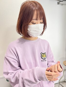 キラーナセンダイ(KiRANA SENDAI) アプリコットオレンジ×ボブ