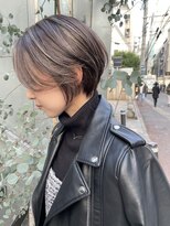 ヌード(NUDE)&nbsp;NUDE 10代20代30代 うる艶髪 大人ショートボブ 前髪なしショート