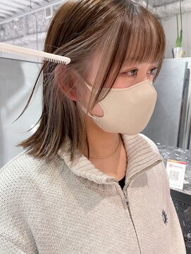 シェリム 栄(CHERIM) インナーカラー　パッっとボブ　髪質改善 栄美容院20代30代