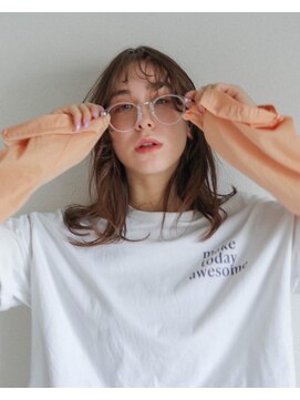 ウィクシーミミ 栄矢場町店(wixy mimi) 【wixy mimi/栄 矢場町/SHOYA】シアーベージュ&くせ毛風ミディ