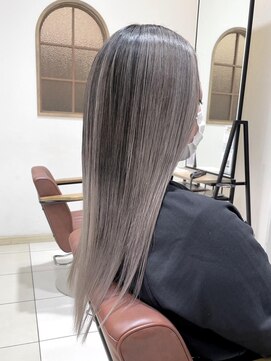 クアトログランシュ ひたちなか店(QUATRO×GranCieux) エアタッチバレイヤージュ【ひたちなか/ブリーチ】