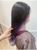 インナーカラー×パープル