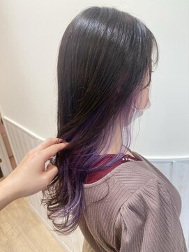ネオリーブソラ 相模大野店(Neolive sola) インナーカラー×パープル