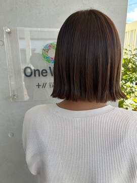 ヘアサロン ワンワールド(Hair Salon One World) ヘイリーボブ