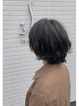 ワッカ(wacca) ミディアム パーマ 似合わせカット 質感調整