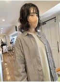 ＊ミディアムウルフ×スパイラルパーマ/ニュアンスパーマ
